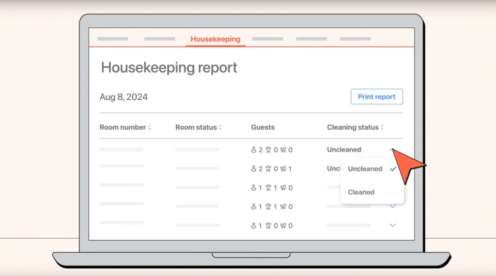 Screenshot Little Hotelier video Hotel Housekeeping: How to Get It Right at Your Property, Youtube.